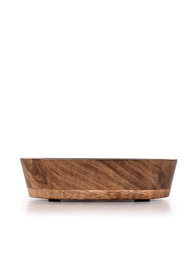 BHAVATU Decorative Bowl Mango Wood Hand Carved Home Decor for Dining Table Centerpiece Bowl for Table (10" x 6" x 2") - Image 5